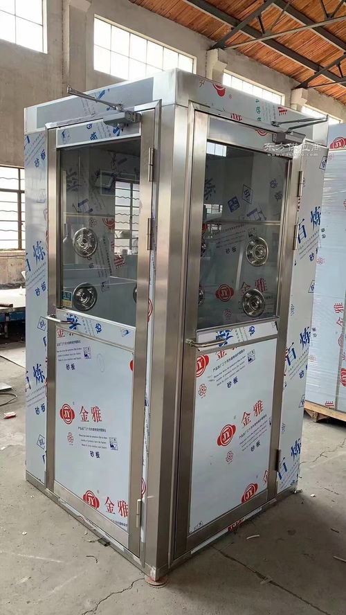 食品饮料化妆品厂标准配置转角型L型风淋室的定制加工